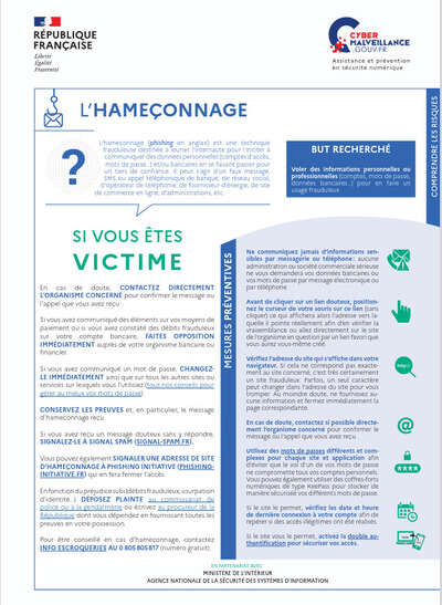 L'hameçonnage ou phishing