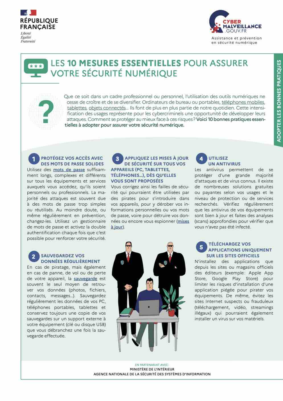 Les 10 mesures essentielles pour votre sécurité numérique