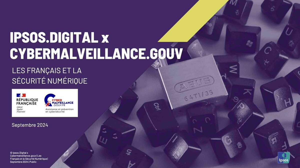 Ipsos.Digital x Cybermalveillance.gouv.fr : Les Français et la sécurité numérique