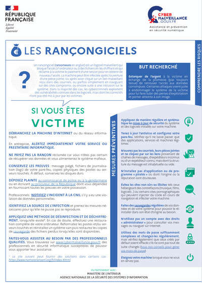 Les rançongiciels ou ransomwares