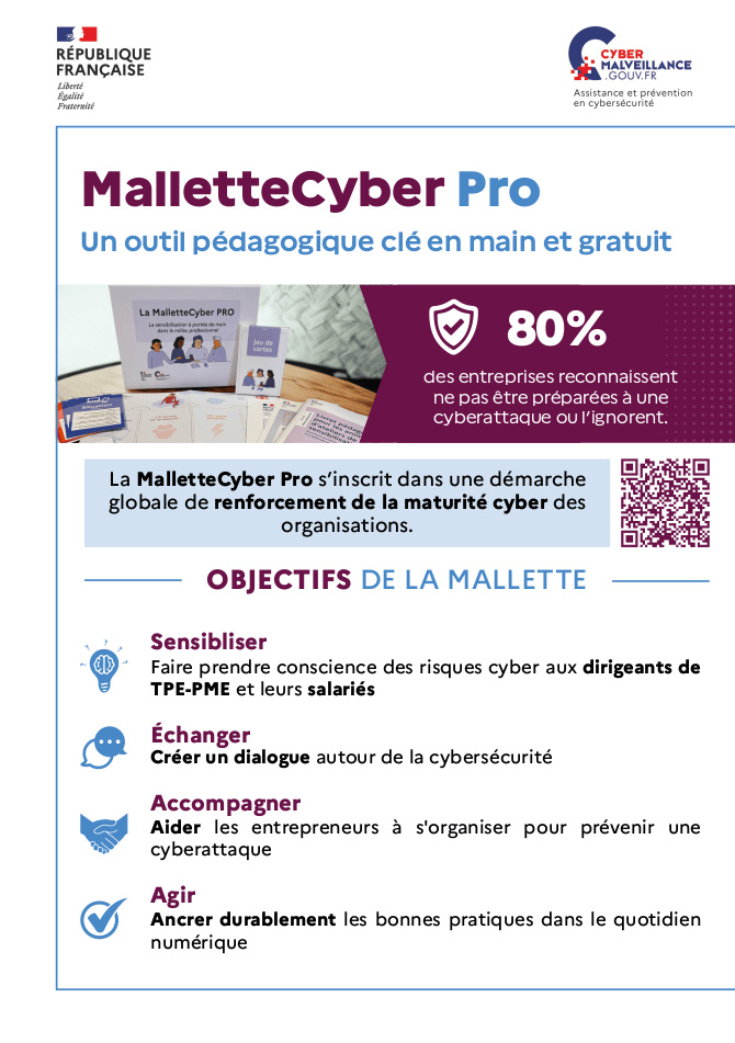 Prospectus de présentation de la <br>MalletteCyber Pro
